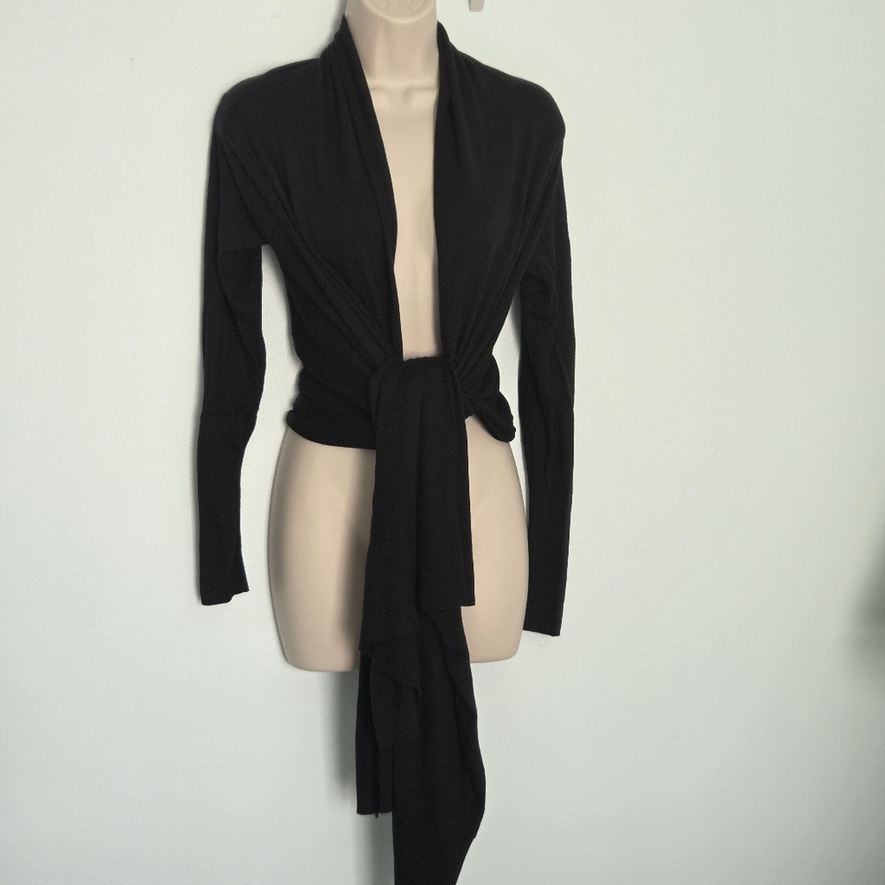 EUC DKNY The Cozy Wrap Cardigan Sweater